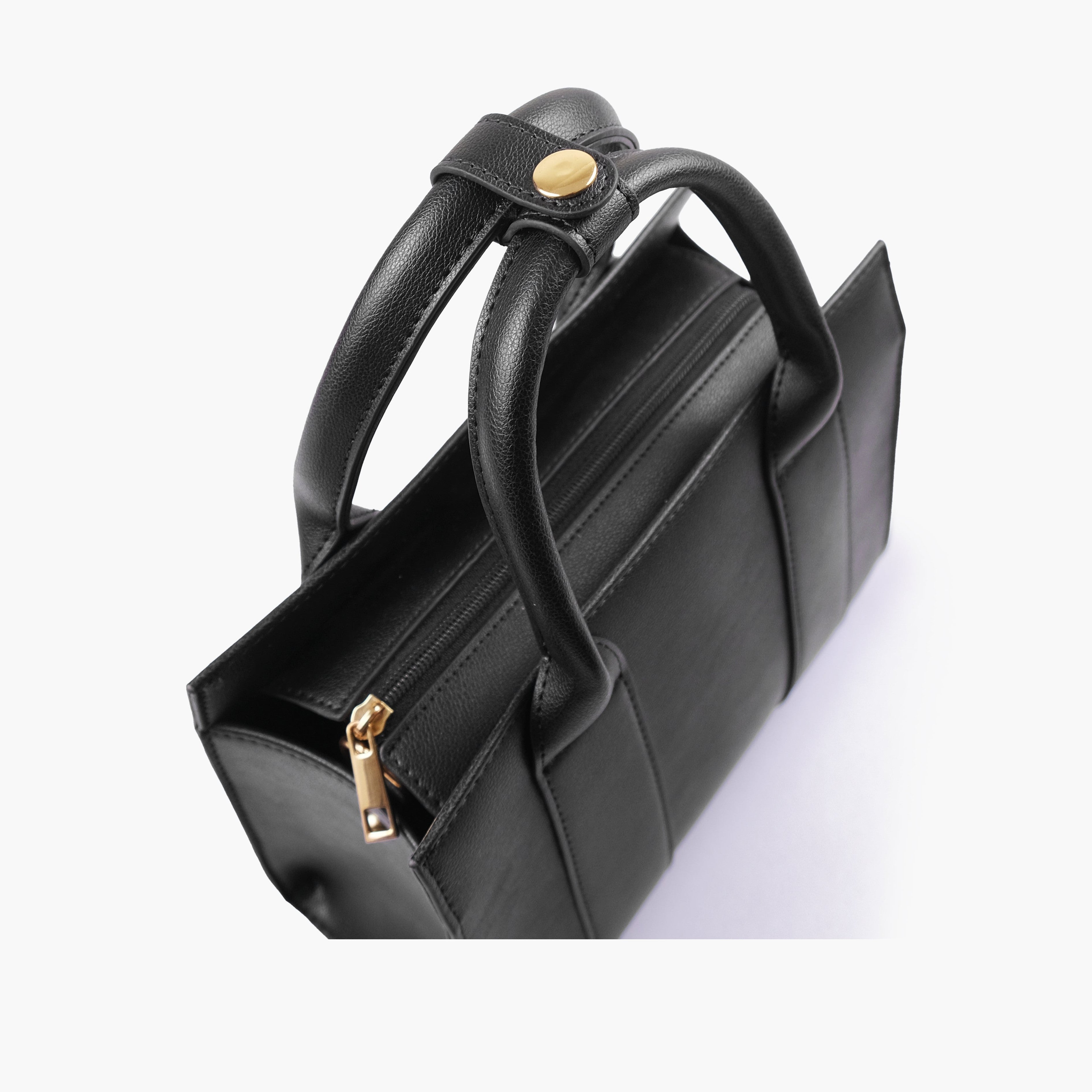 The black mini tote bag
