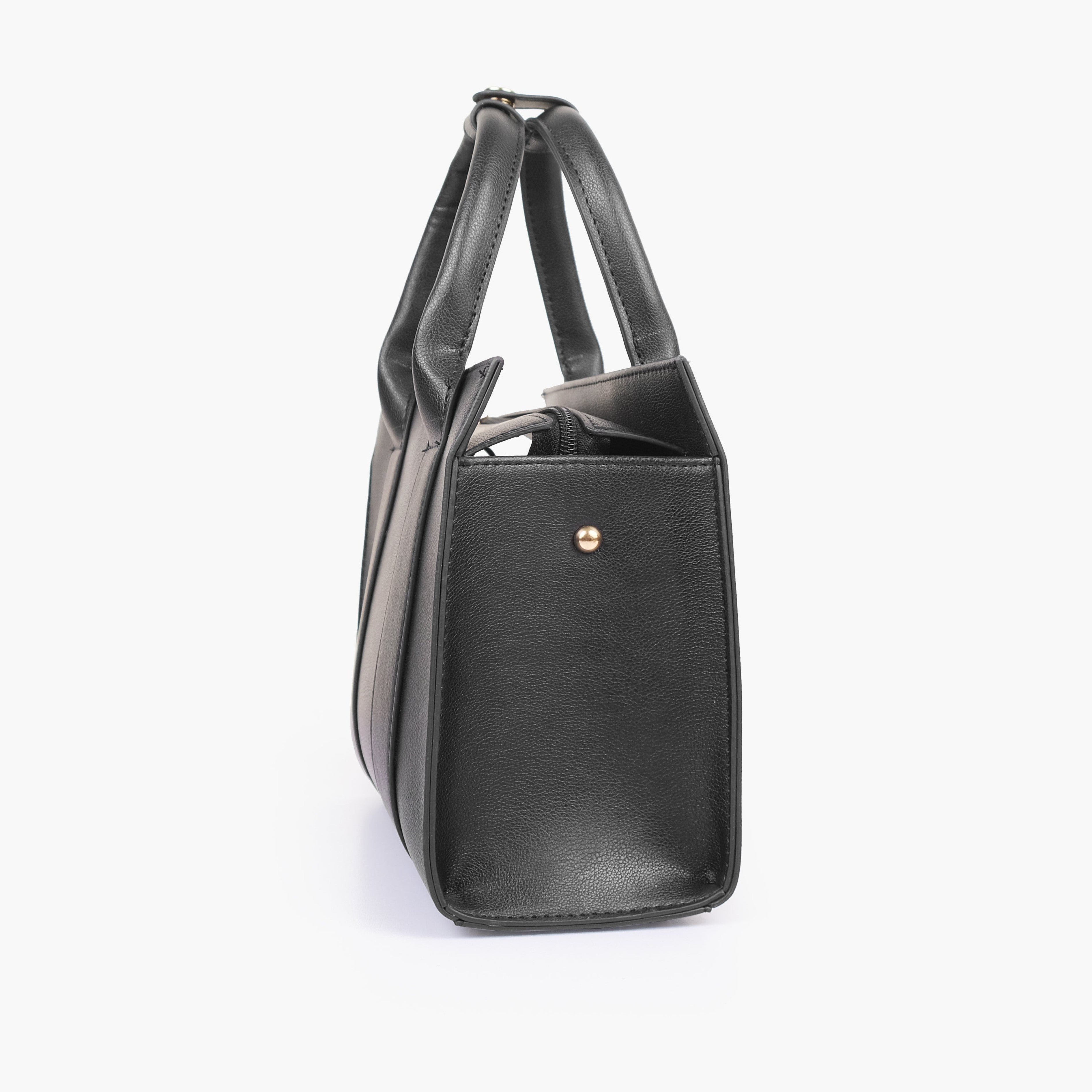 The black mini tote bag