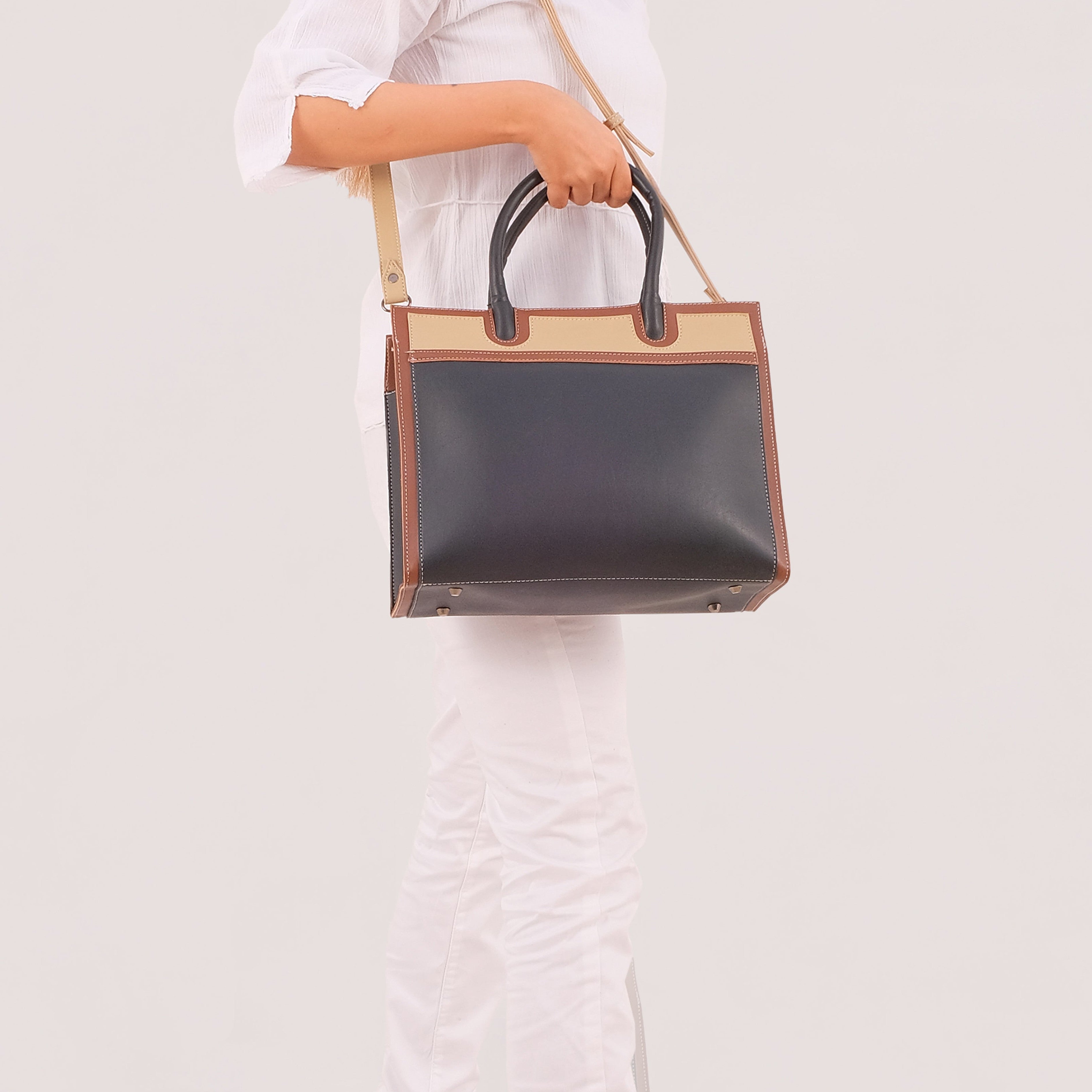 Black vintage handbag