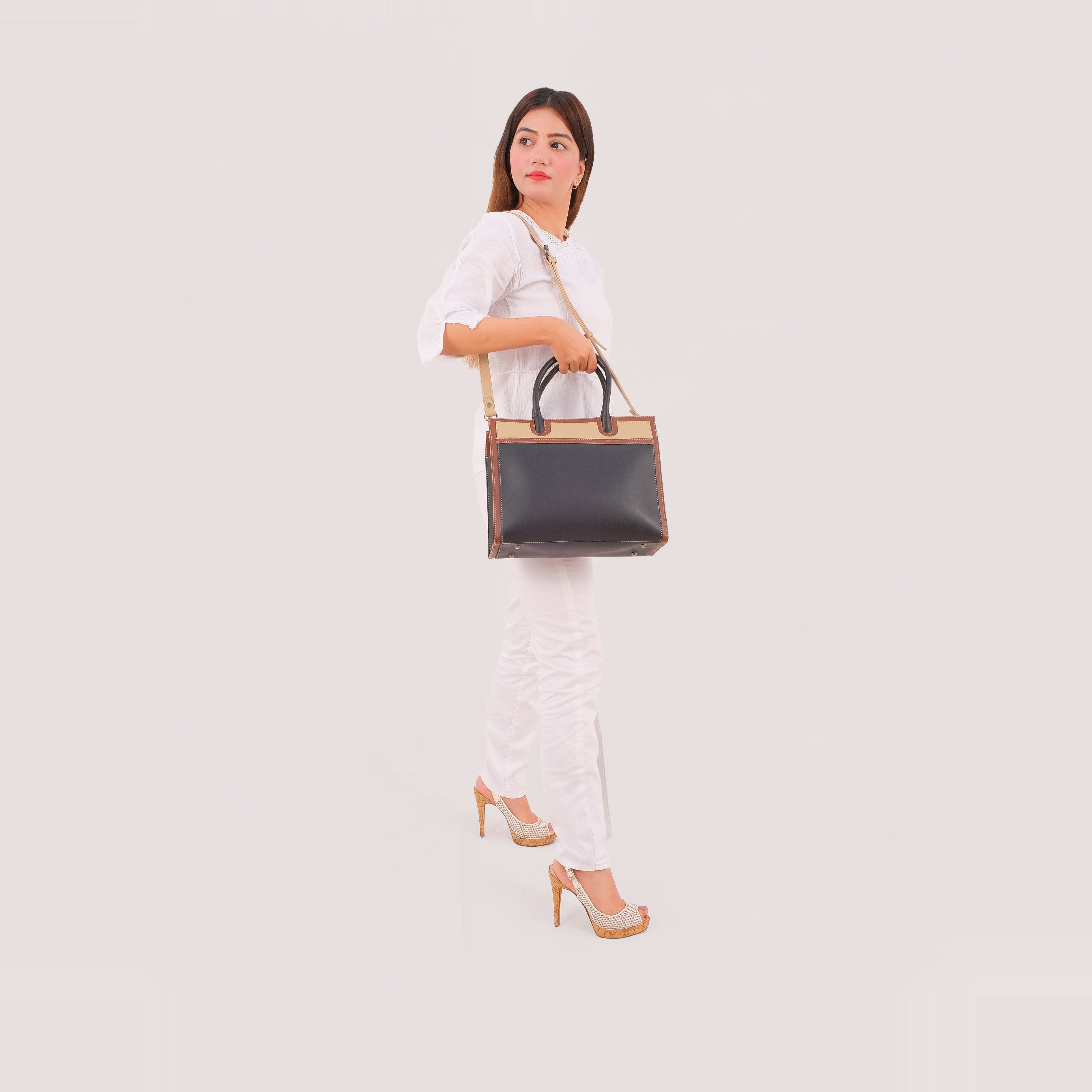 Black vintage handbag