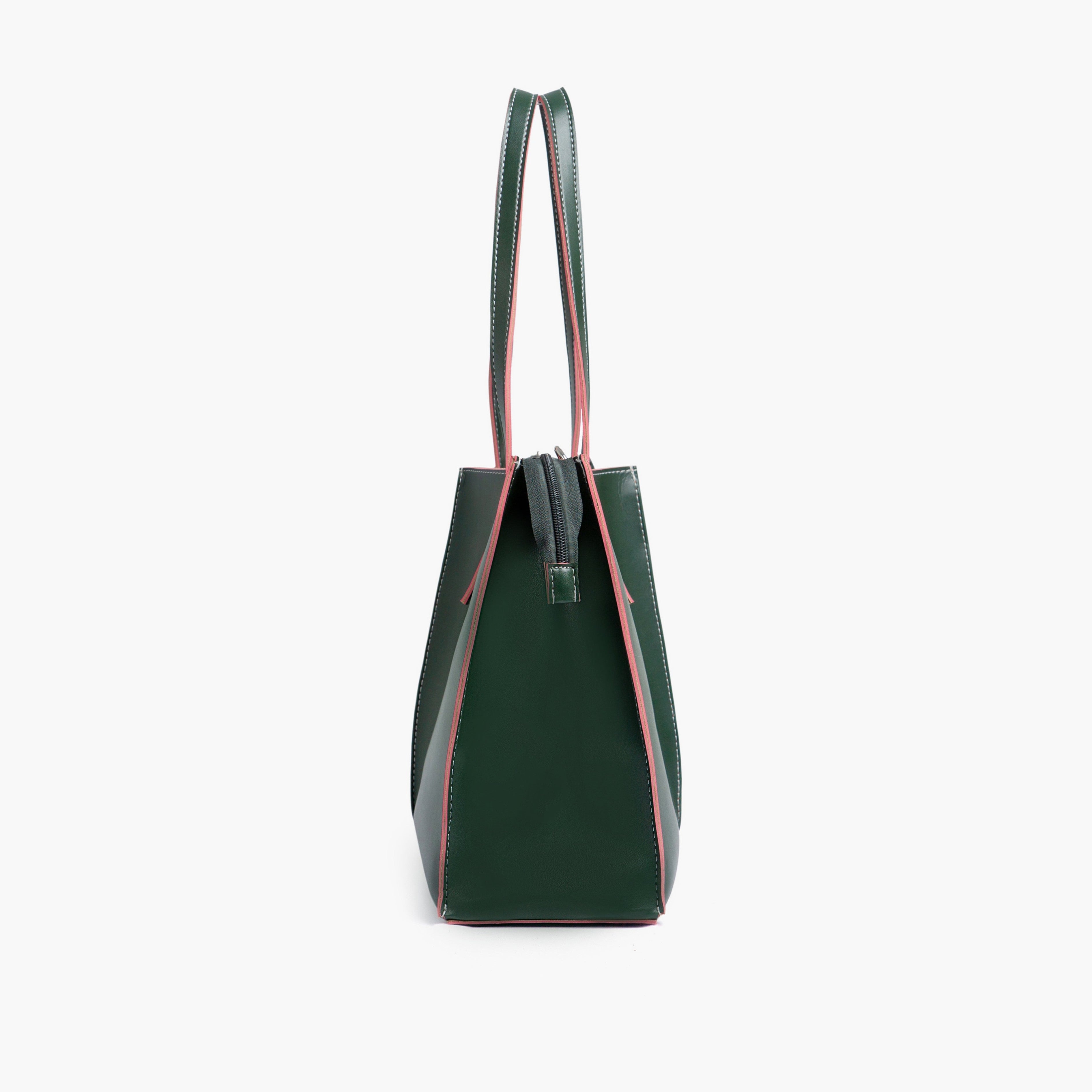 Army green work tote bag