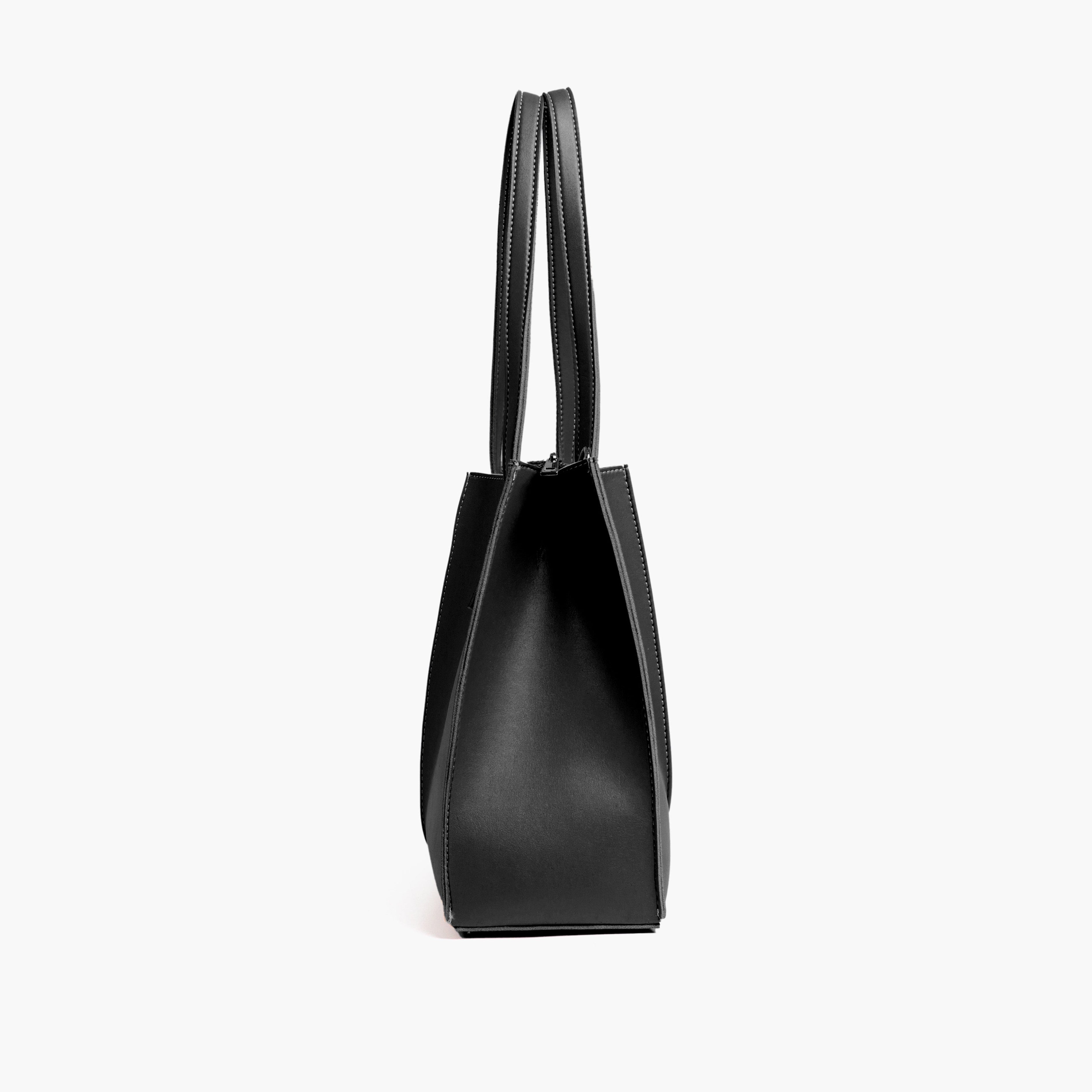 Black work tote bag