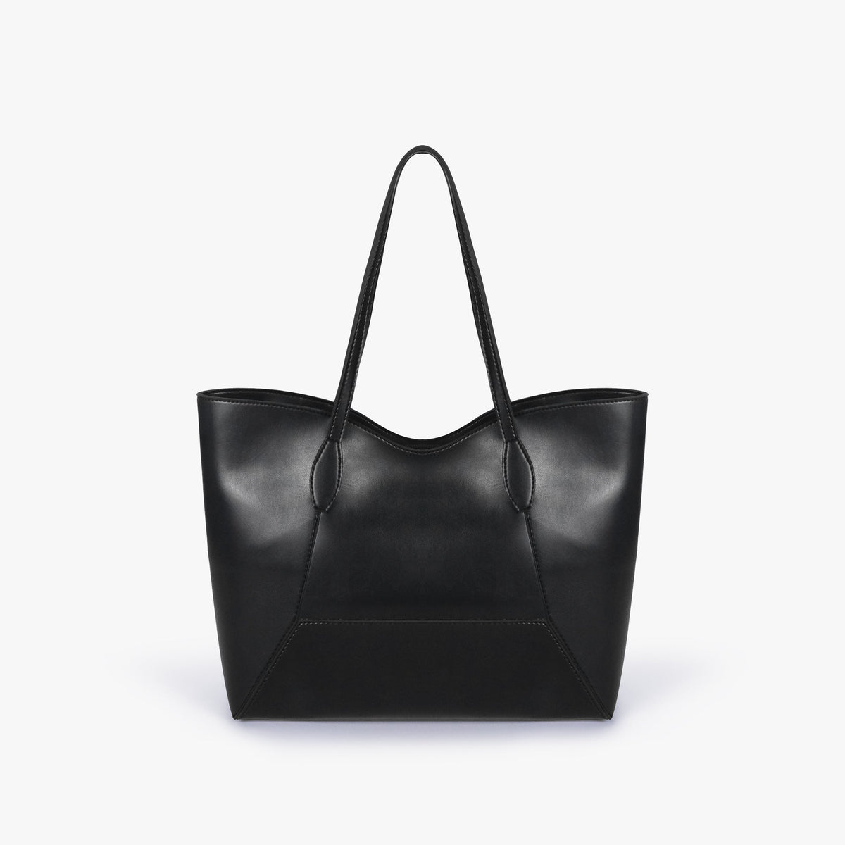 Back view of Black Arc tote bag
