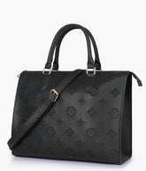 Black on-the-go handbag