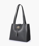 Black mini tote bag