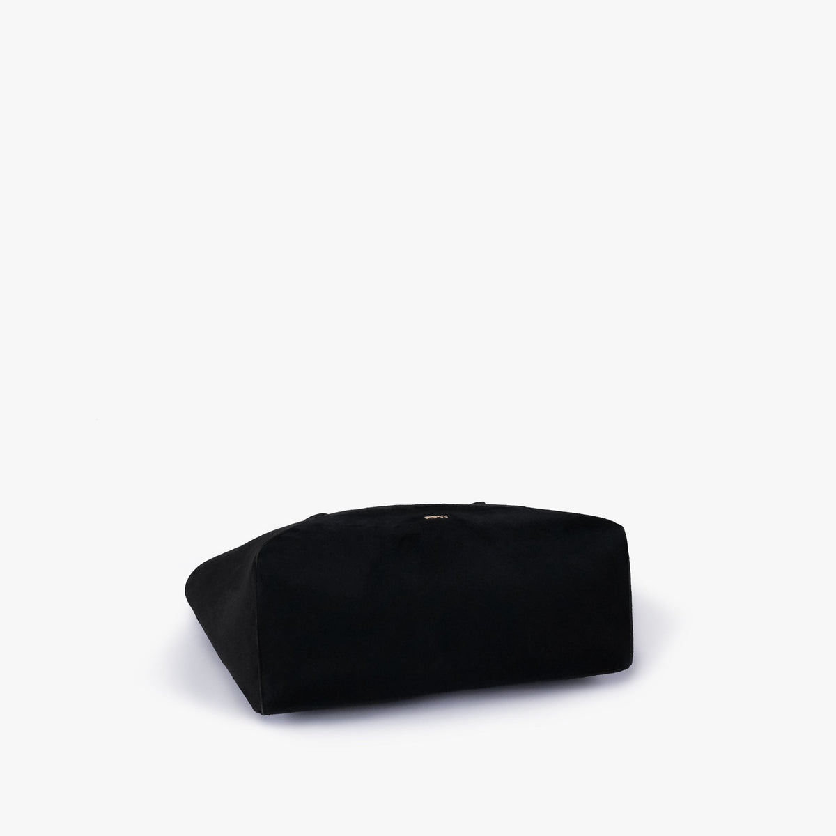 Base of Black suede Arc tote bag