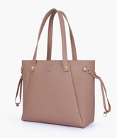 Brown minimalist tote