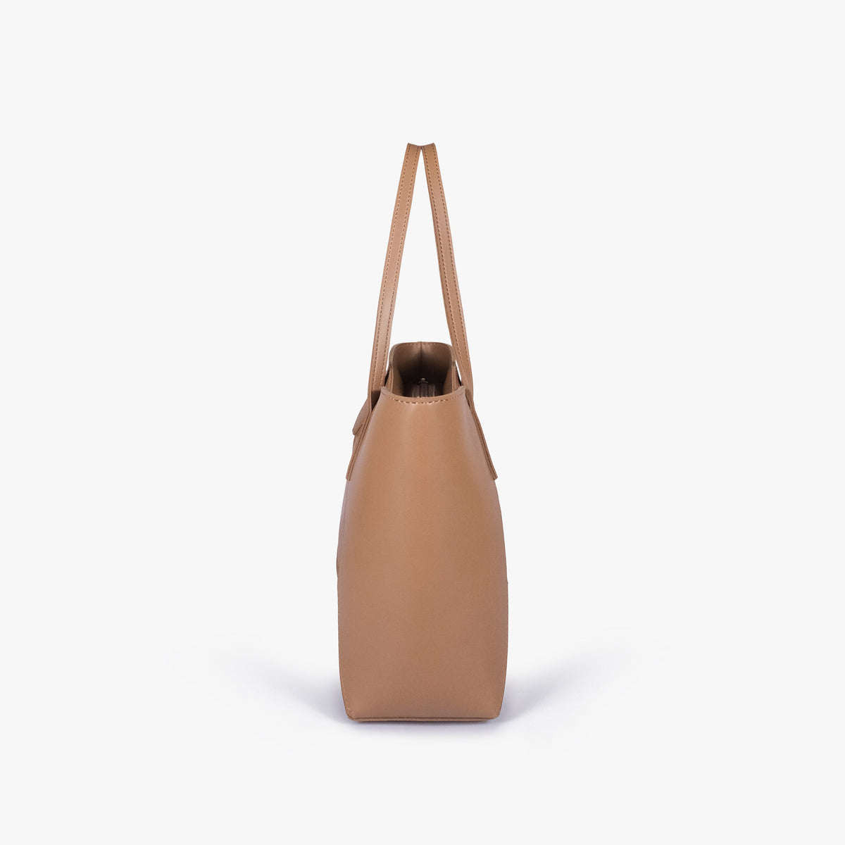 Side profile of Coffee Arc tote bag