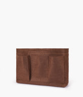Dark brown felt organizer