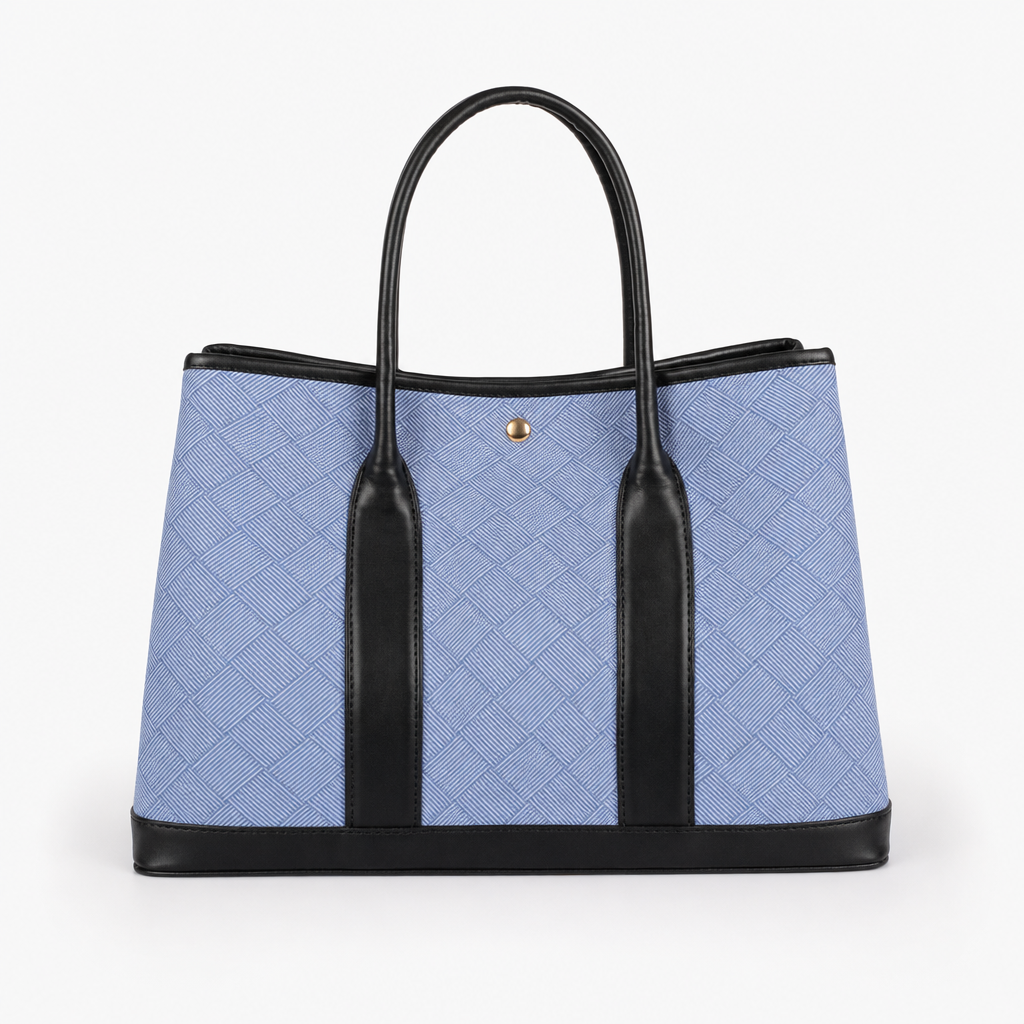 Navy cane tote
