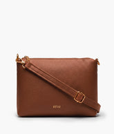 Brown everyday cross-body bag