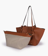 Brown everyday wing tote