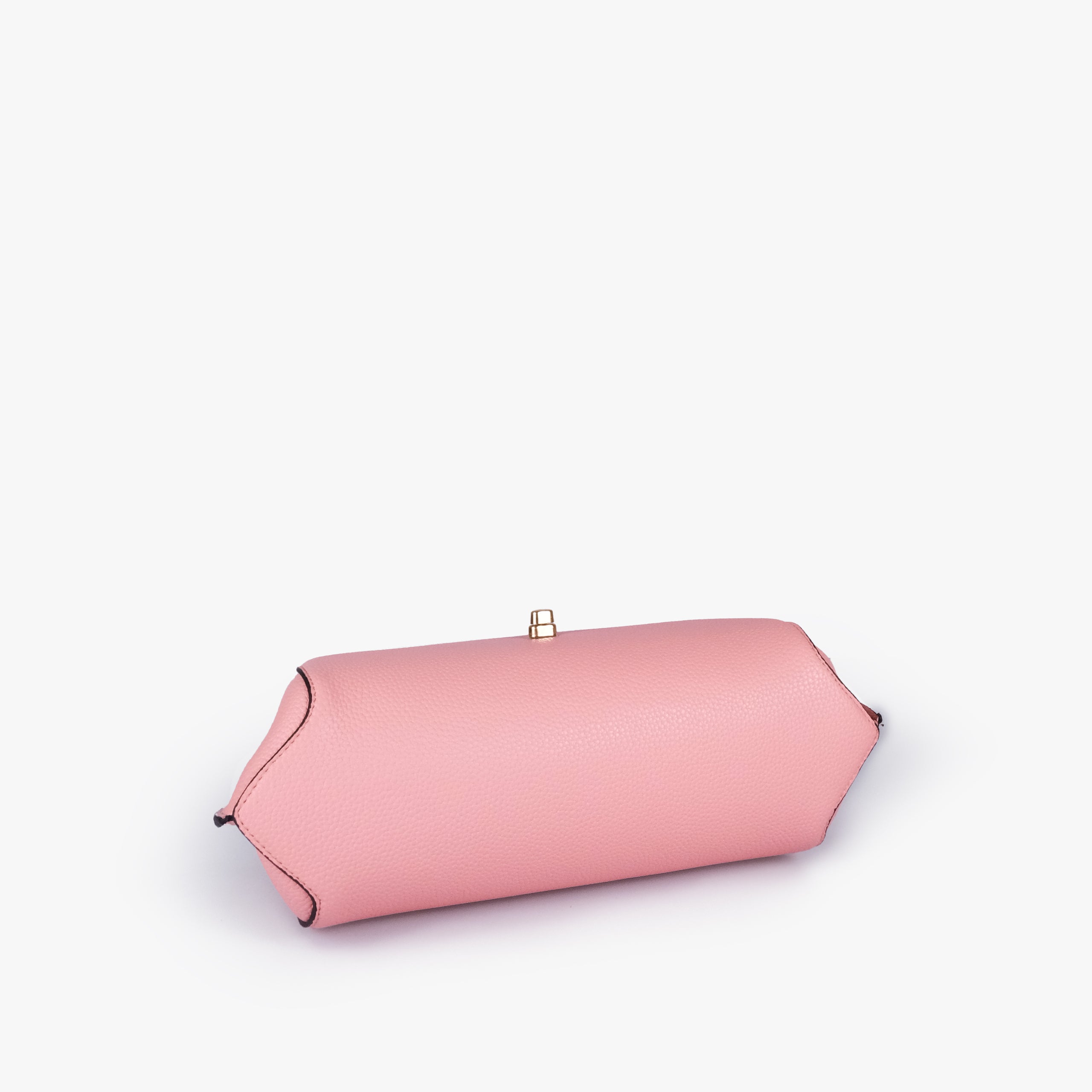 Base of Blush pink pebble baguette bag