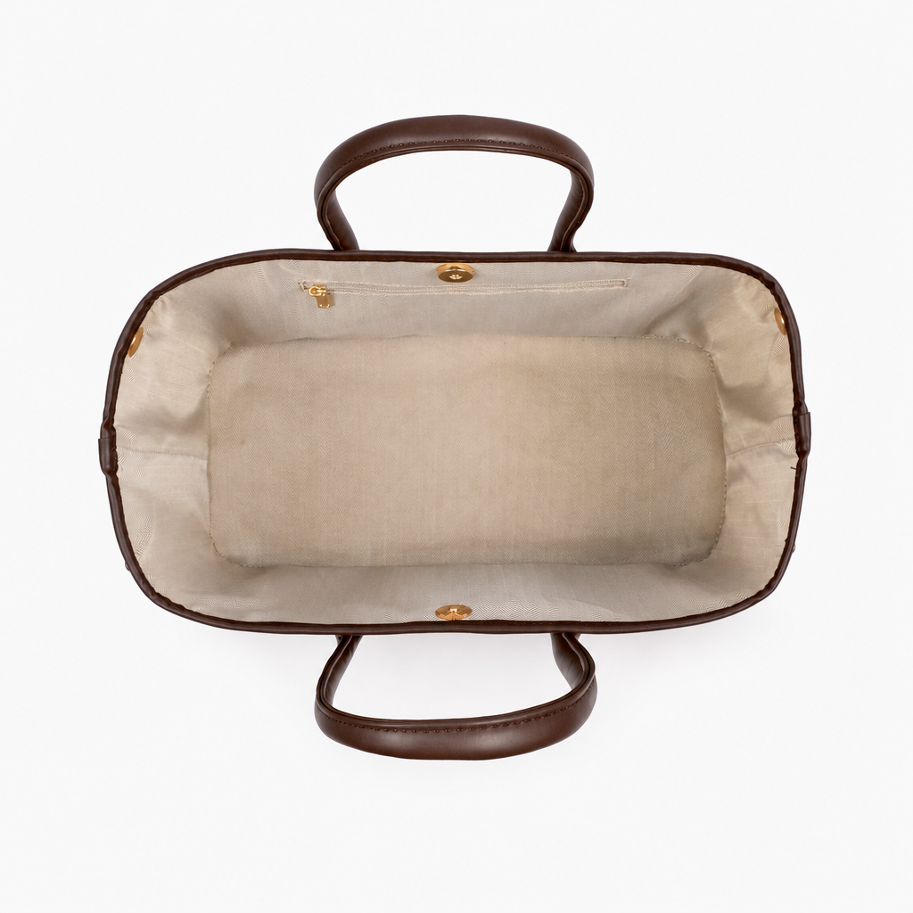 Olive cane tote