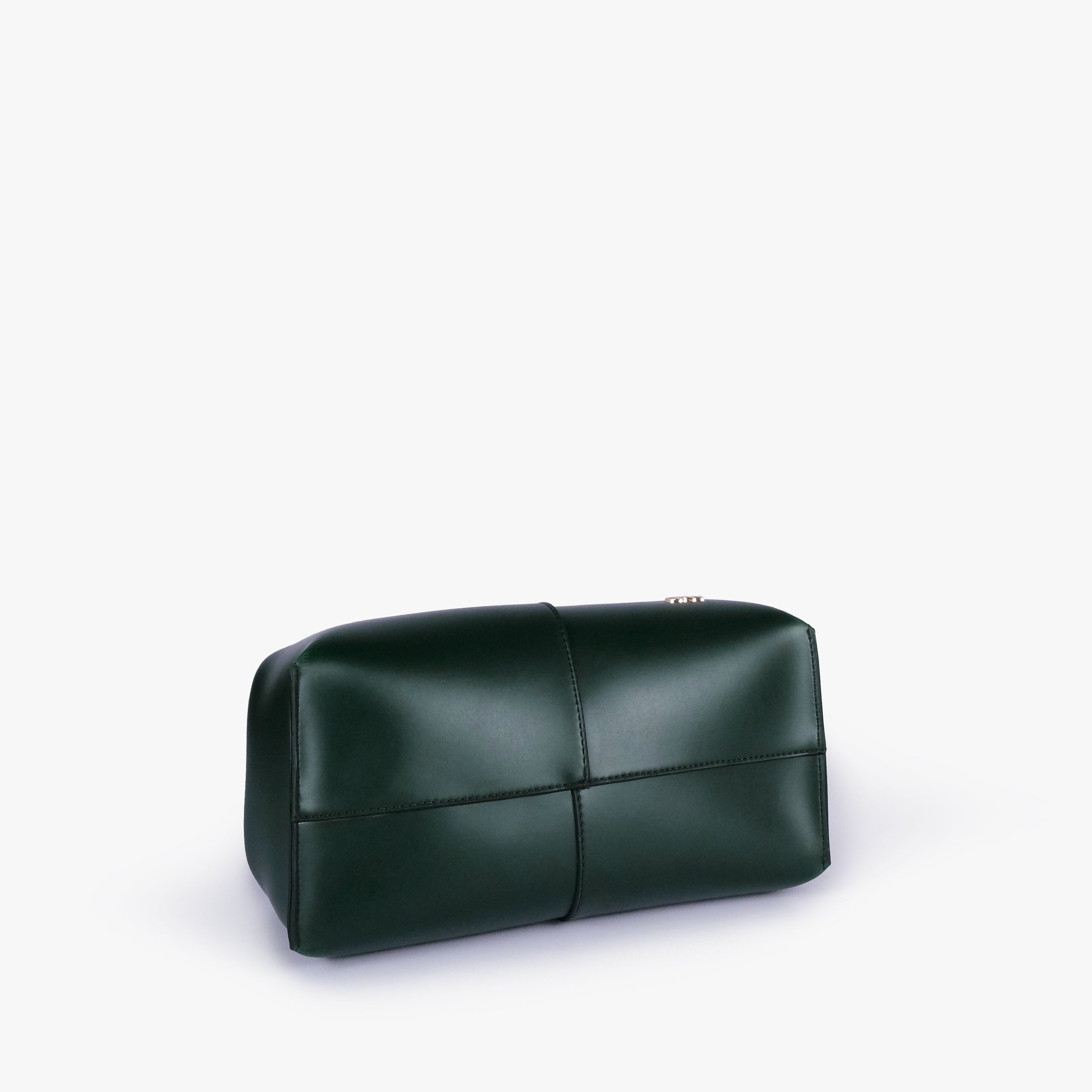 Base of Army green draped mini tote