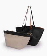 Black everyday wing tote