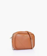 Horse brown mini quilted crossbody bag