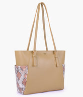 Coffee double pocket tote