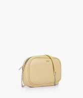 Off-white mini quilted crossbody bag