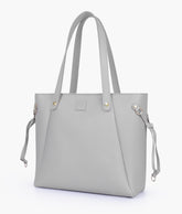 Grey minimalist tote