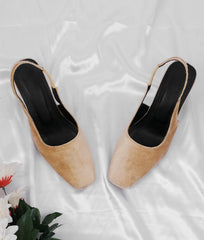 Lux ivory slingback