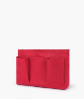 Maroon felt organizer