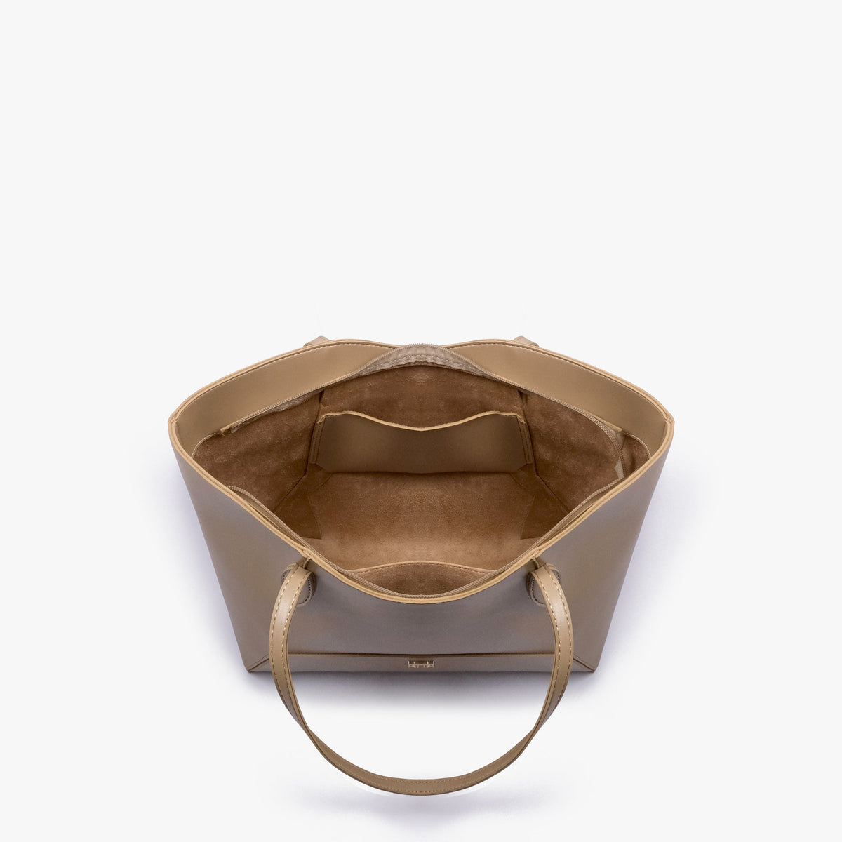 Interior view of Off-white Arc tote bag