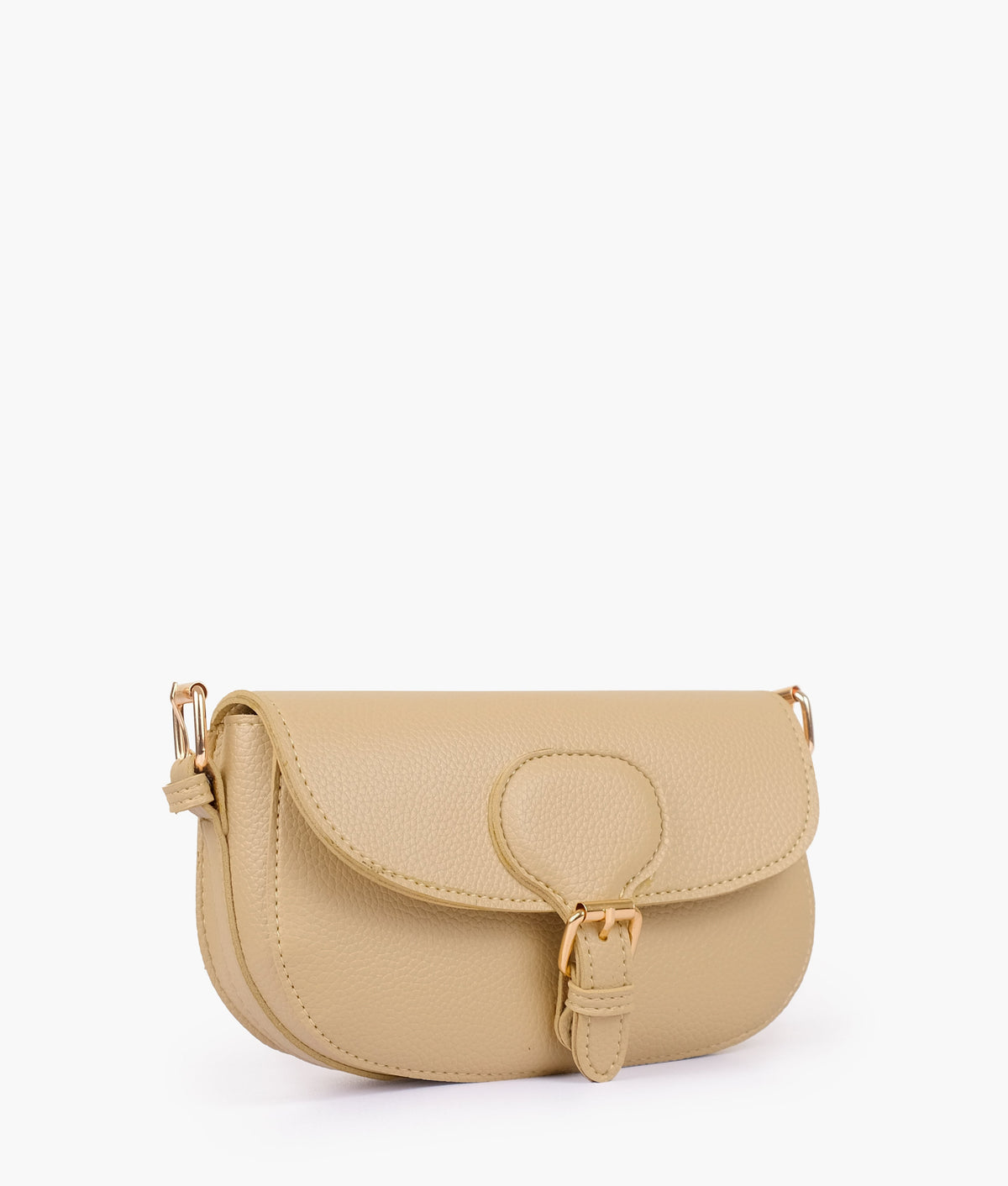 Off-white east-west shoulder bag in three-quarter view