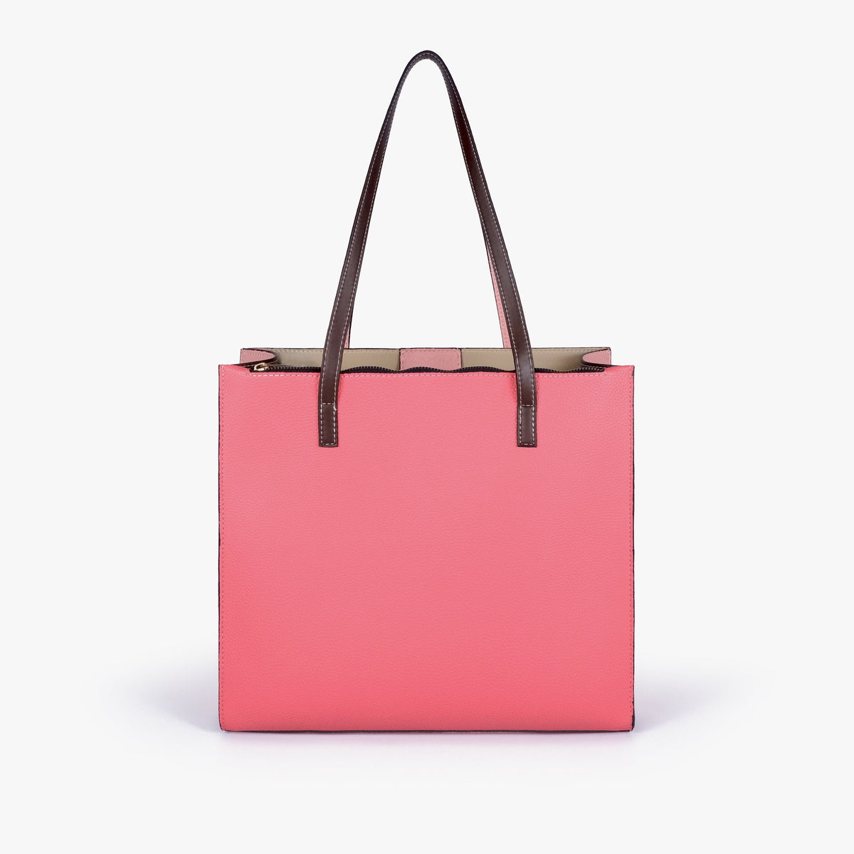 Back view of Petal color blocking tote
