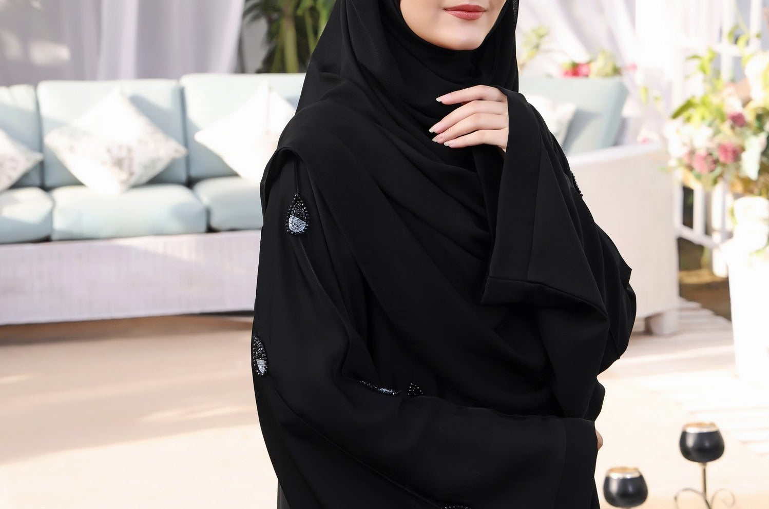Black Diamond Abaya