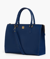 Blue workplace handbag