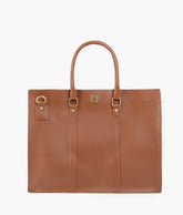 Brown laptop bag