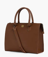 Brown workplace handbag