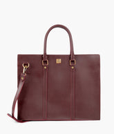 Burgundy laptop bag