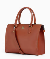 Rust workplace handbag