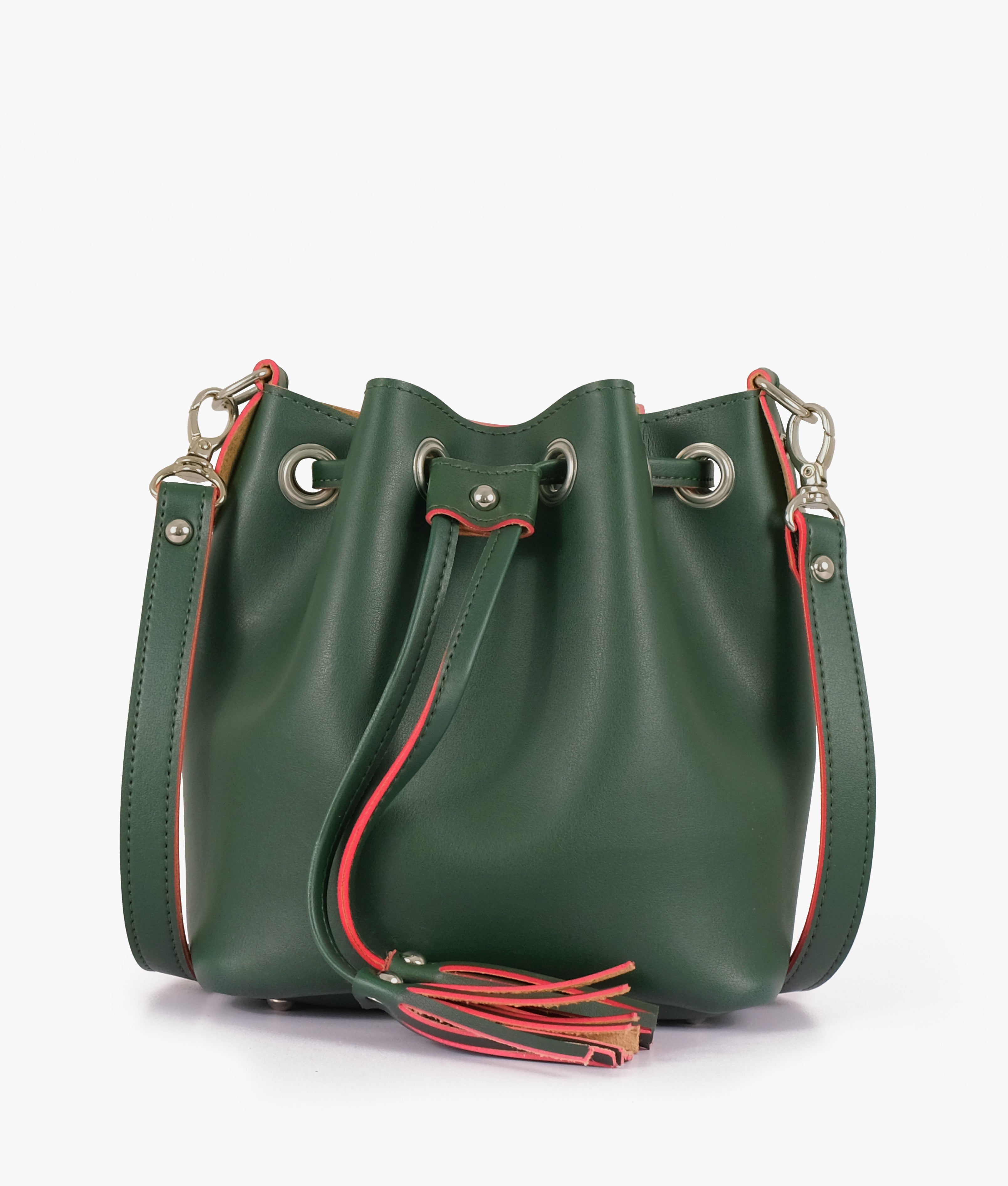 Fashionable Army Green Bucket Bag – RTW Creation
