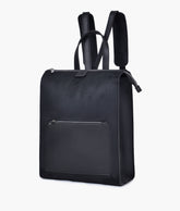 Black suede adventure backpack