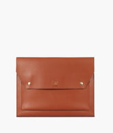 Brown laptop sleeve 17"