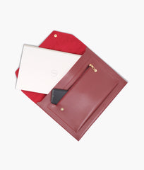 Burgundy laptop sleeve 17"