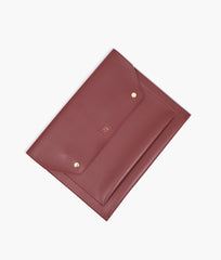 Burgundy laptop sleeve 17"