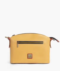 Yellow dome cross-body bag