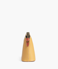 Yellow dome cross-body bag