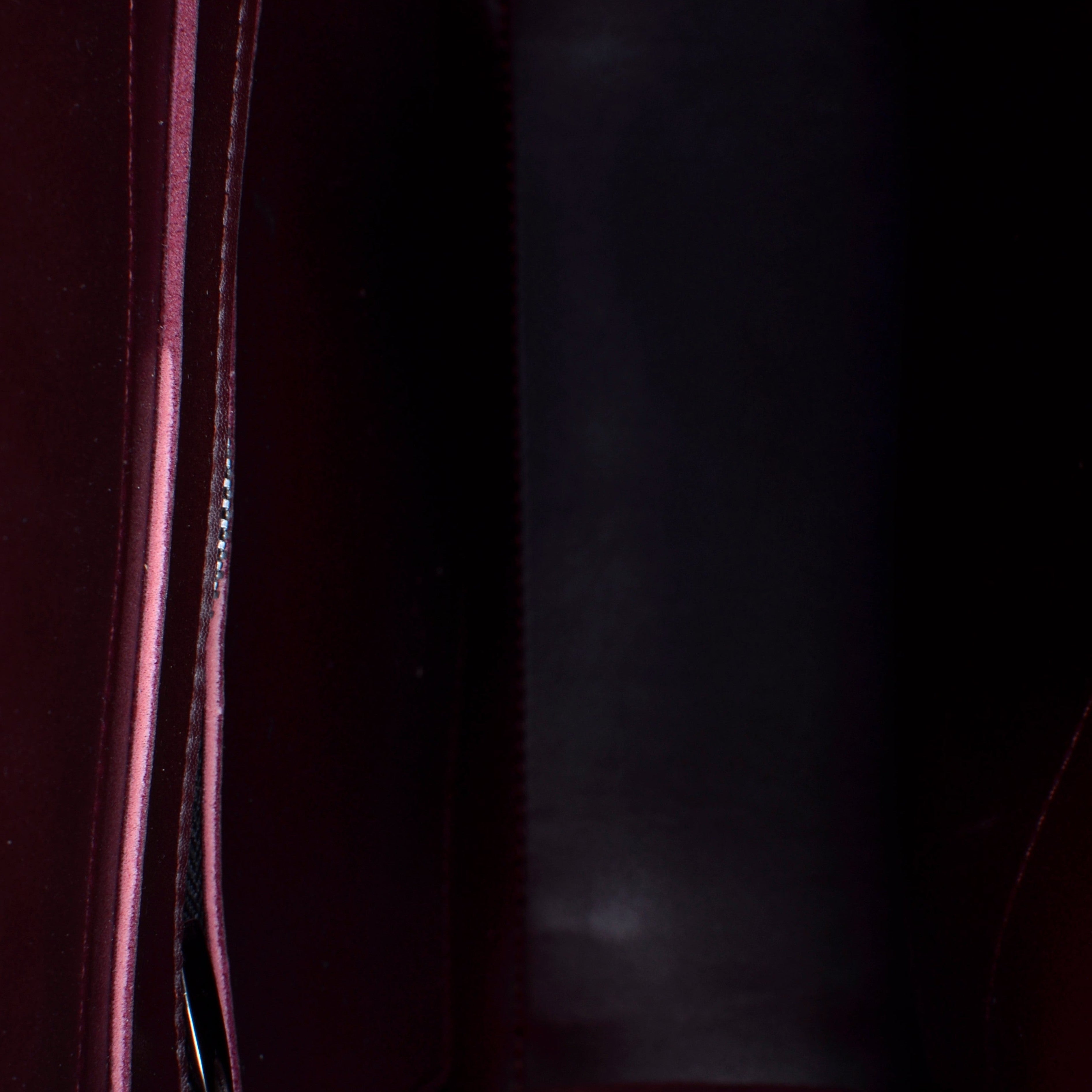 Burgundy suede adventure backpack