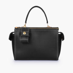 Black bowling bag with top-handle