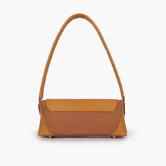 Mustard baguette shoulder bag