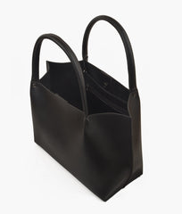 Black tote bag - inside