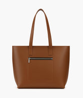 Horse brown long handle tote bag
