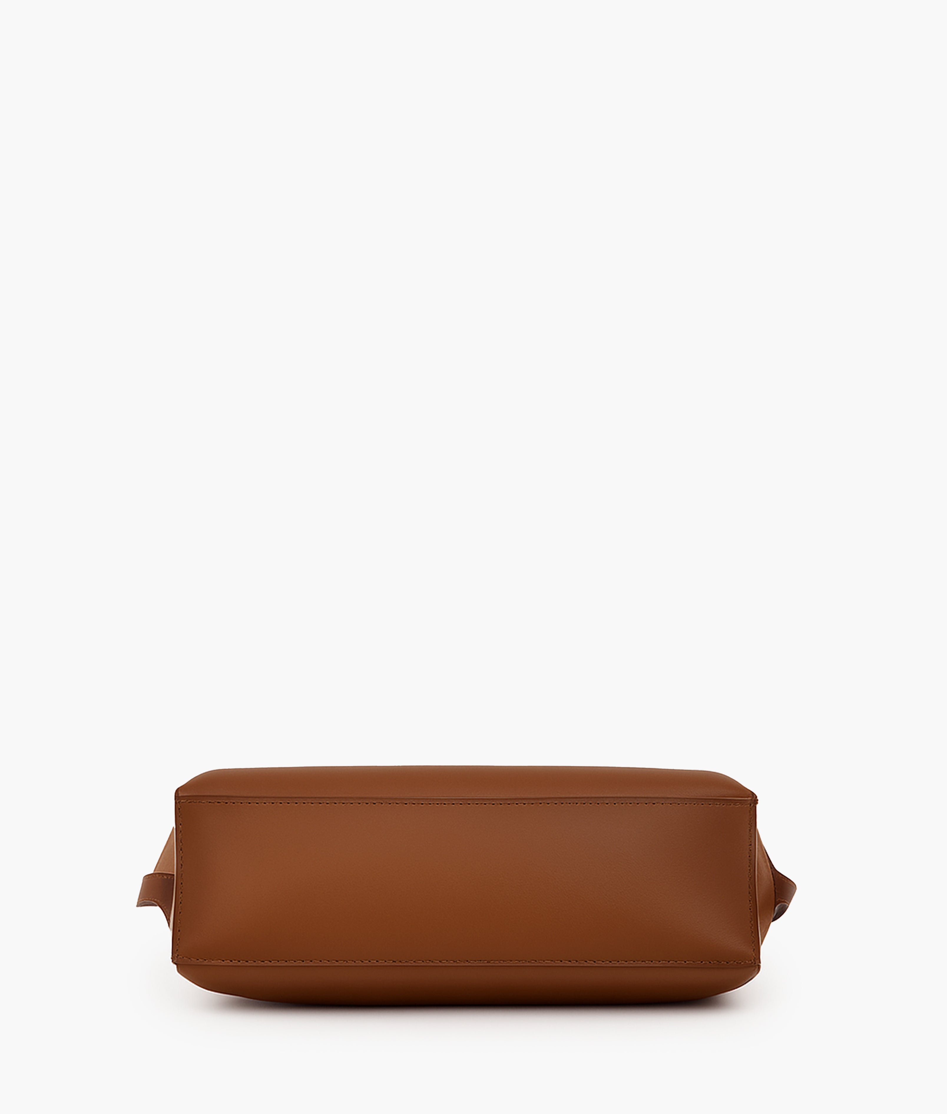 Horse brown long handle tote bag