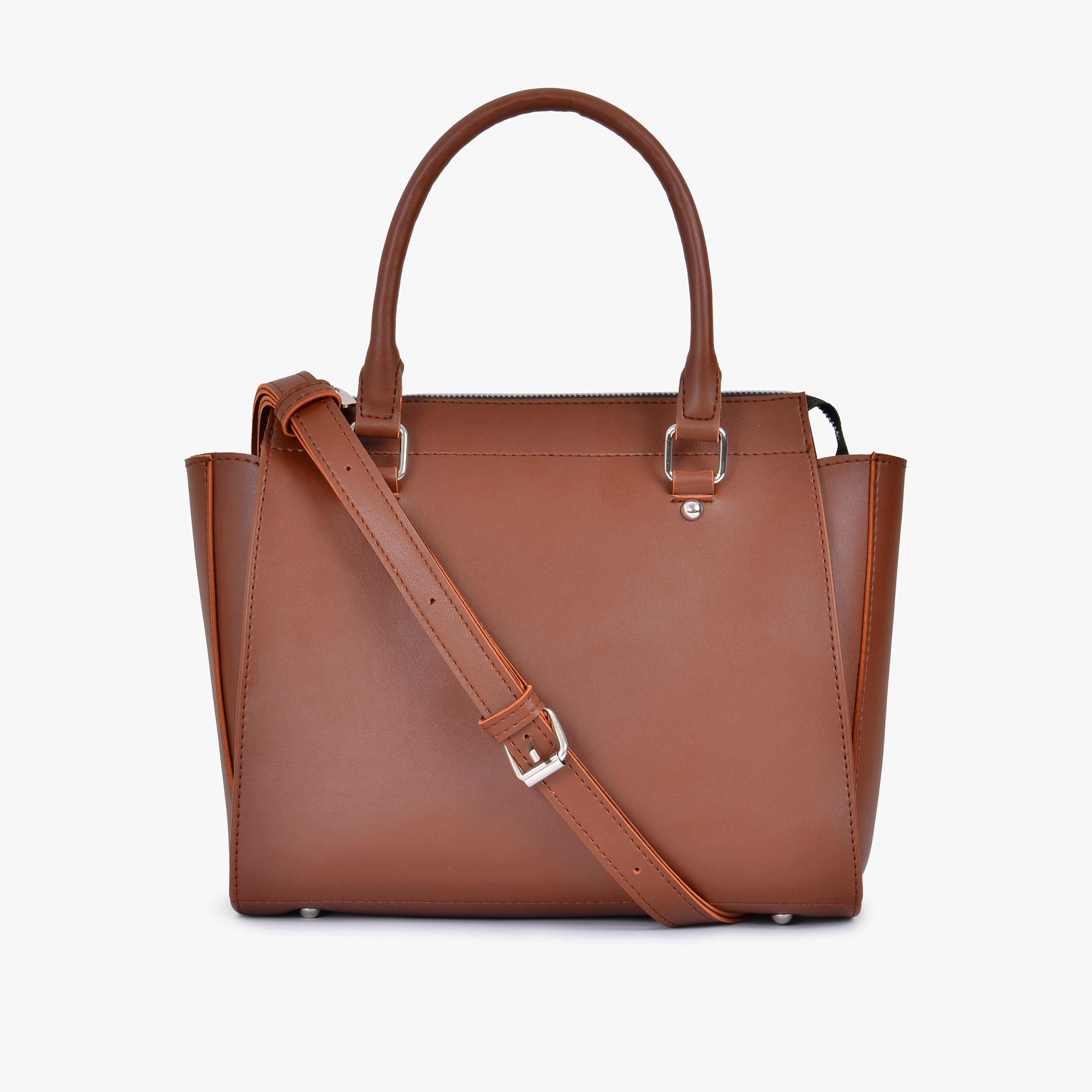 Horse brown classic top-handle bag