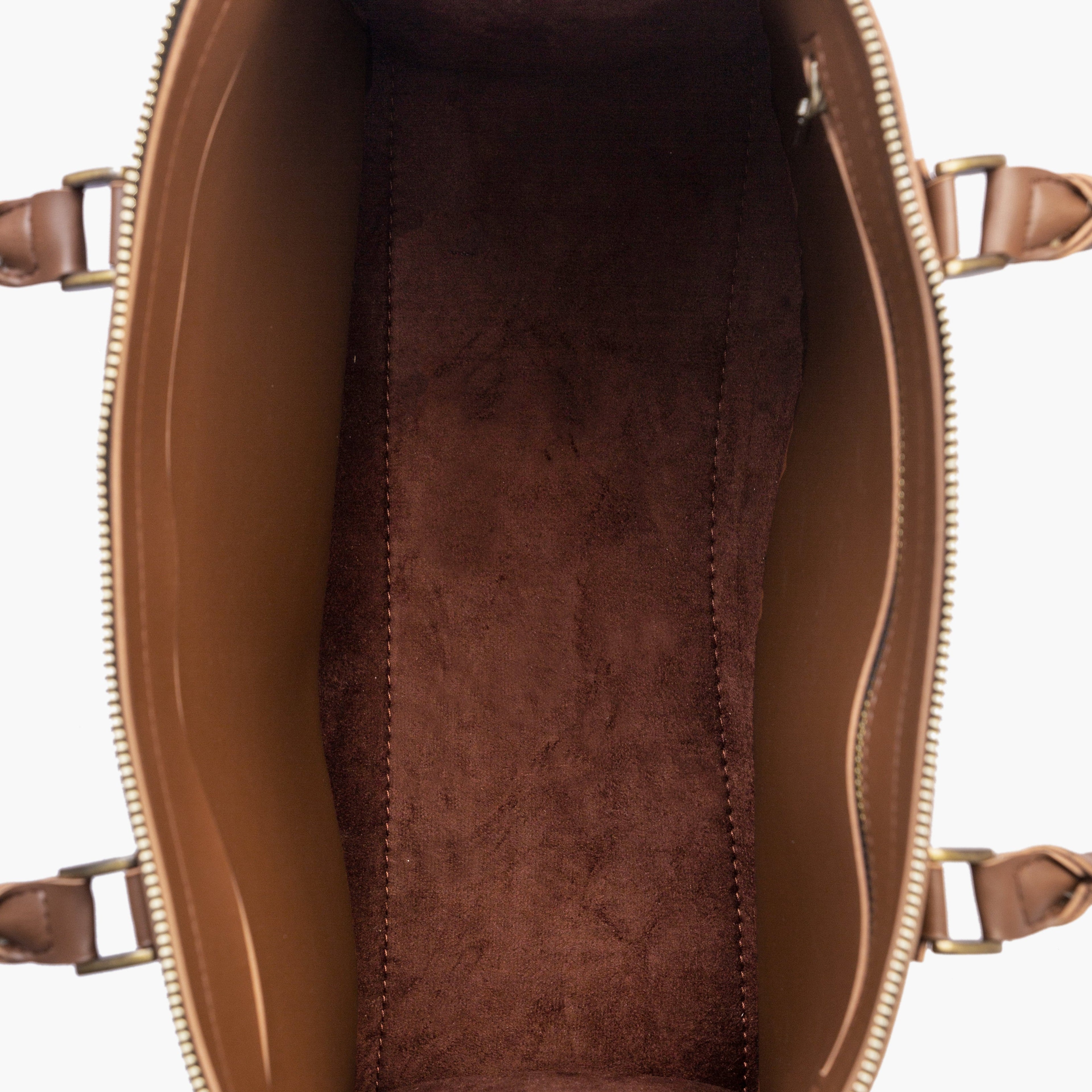 Brown workplace handbag